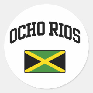 Sticker Rond Ocho Rios Jamaïque