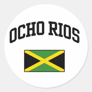 Sticker Rond Ocho Rios Jamaïque