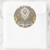 Sticker Rond Ochre Ikat II (Sac)