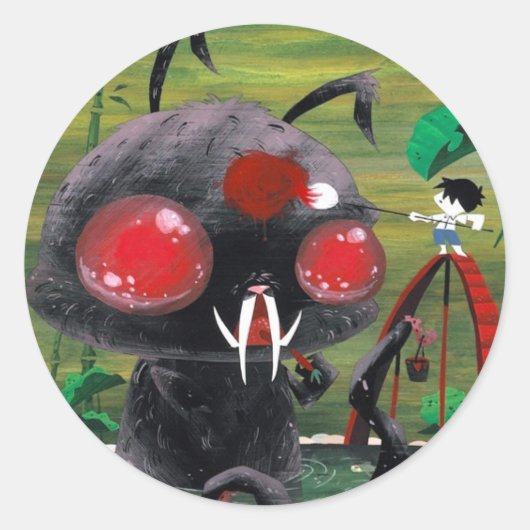 Sticker Rond Octobunny (Devant)