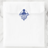 Sticker Rond octopus (Sac)