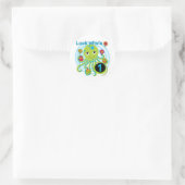 Sticker Rond Octopus 1er Anniversaire T-shirts et cadeaux (Sac)