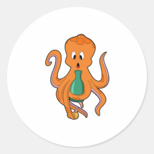 Sticker Rond Octopus avec bouteille.PNG