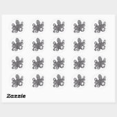 Sticker Rond OctoZen (Feuille)