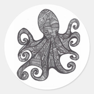 Sticker Rond OctoZen