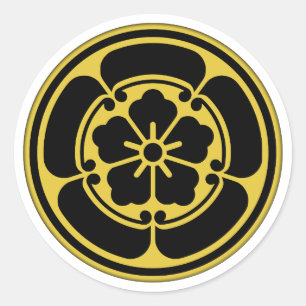 Sticker Rond Oda Clan Kamon