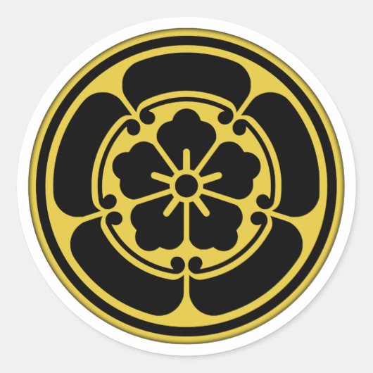 Sticker Rond Oda Clan Kamon (Devant)