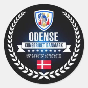 Sticker Rond Odense