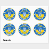 Sticker Rond Odesa Ukraine (Feuille)