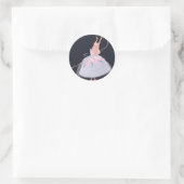 Sticker Rond Odette Barbie lac des cygnes (Sac)