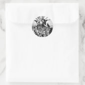 Sticker Rond odin-14 (Sac)
