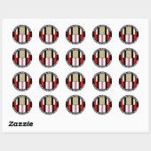 STICKER ROND OEF - OIF (Feuille)