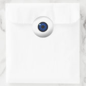 Sticker Rond oeil bleu (Sac)