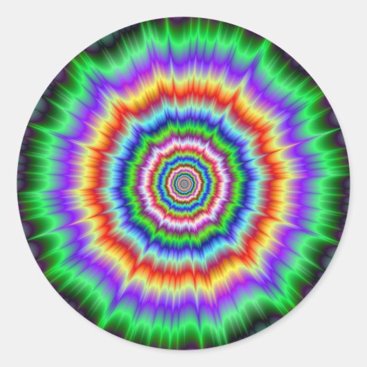Sticker rond Oeil Bogglant Explosion (Devant)
