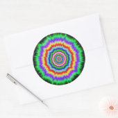 Sticker rond Oeil Bogglant Explosion (Enveloppe)