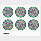 Sticker rond Oeil Bogglant Explosion (Feuille)