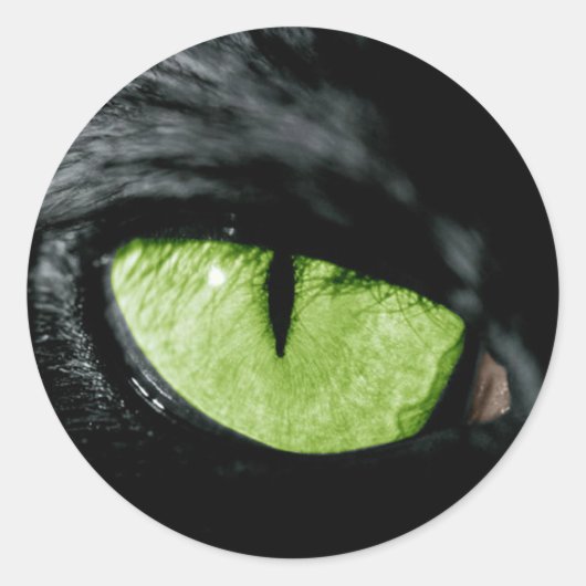 Sticker Rond oeil de chat (Devant)