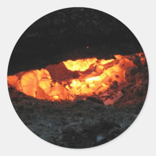 Sticker Rond Oeil de dragons