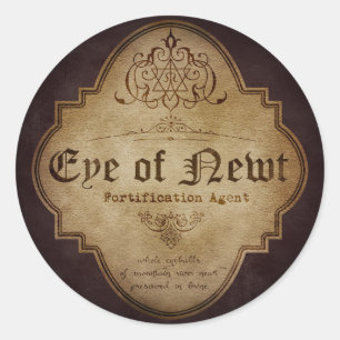 Sticker Rond Oeil de Newt Apothecary
