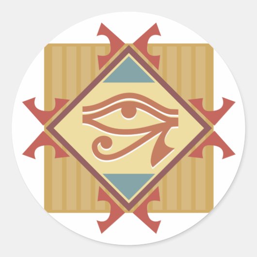 Sticker Rond Oeil de Ra (Devant)