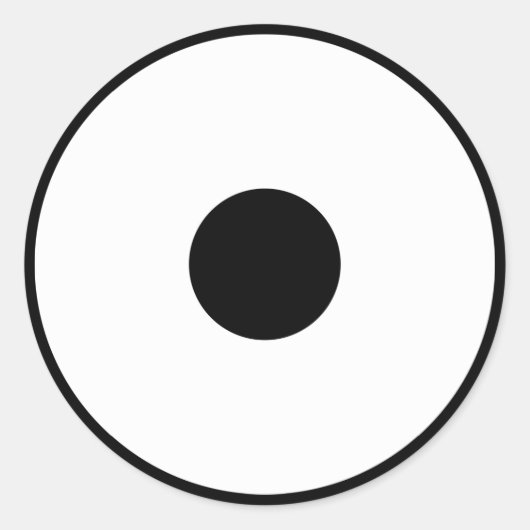 Sticker Rond Oeil de serpent (Devant)