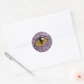 Sticker Rond OEil dragon (Enveloppe)