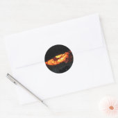 Sticker Rond OEil dragons (Enveloppe)