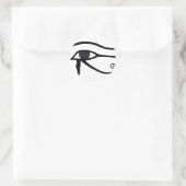 STICKER ROND OEIL ÉGYPTIEN DE HORUS (Sac)