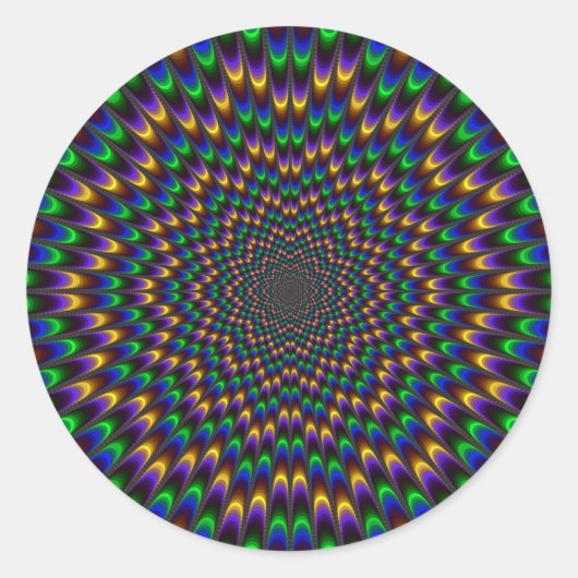 Sticker Rond Oeil foncé (Devant)