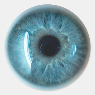 Sticker Rond Oeil humain