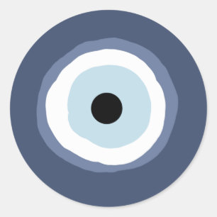 Sticker Rond Oeil malin