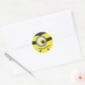 Sticker Rond Oeil monstre avec des doigts (Enveloppe)