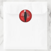 Sticker Rond OEil rouge (Sac)