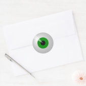 Sticker Rond OEil vert (Enveloppe)