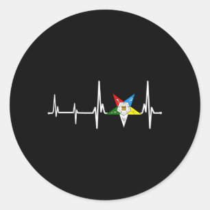 Sticker Rond Oes Hebeat Star Ordre De L'Étoile Orientale Mère