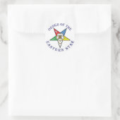 STICKER ROND OES LETTEE (Sac)