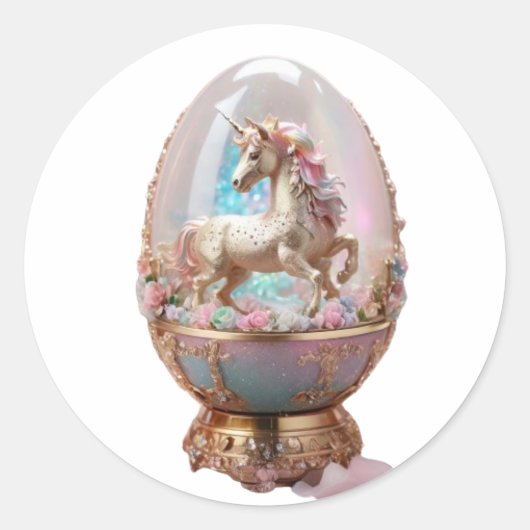 Sticker Rond oeuf de coquille (Devant)