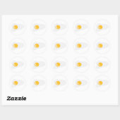 Sticker Rond Oeuf de spire (Feuille)