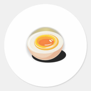 Sticker Rond Œuf Diabolique Déguisement Drôle de Thanksgiving H