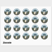 Sticker Rond OEufs Libres (Feuille)