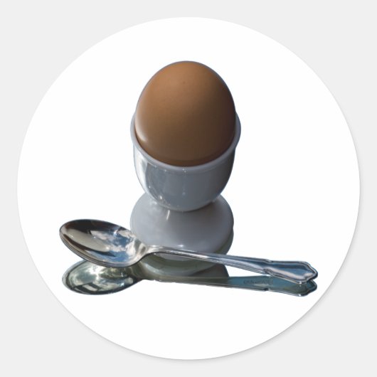 Sticker Rond Oeufs merveilleux (Devant)