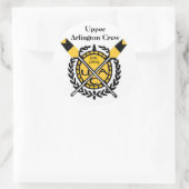 Sticker Rond OEuvre de l'UA, EST. 1993-2, Upper Arlington Crew (Sac)