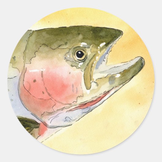 Sticker Rond OEuvre gagnante de C. Collingsworth, 5e année (Devant)