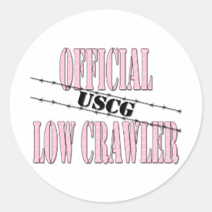 Sticker Rond officiallowcrawleruscg2