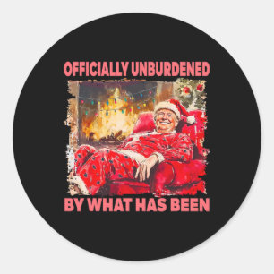 Sticker Rond Officiellement Inoccupé Par Ce Qui A Été Trump Vic