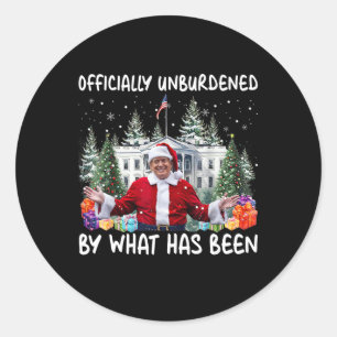 Sticker Rond Officiellement Inoccupé Par Ce Qui A Été Trump Vic