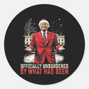 Sticker Rond Officiellement Inoccupé Par Ce Qui A Été Trump Vic
