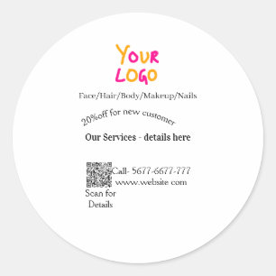 Sticker Rond offre de services de remise en salon de massage Sp