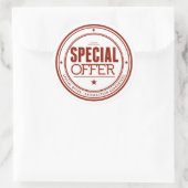 Sticker Rond Offre spéciale (Sac)