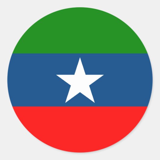Sticker Rond Ogaden, Estonie (Devant)
